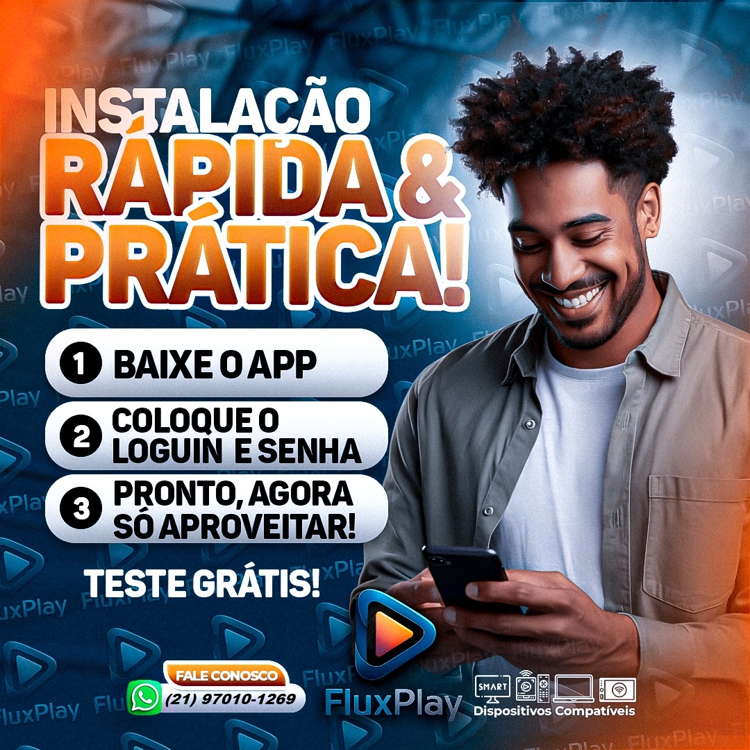 Instalação rápida e prática - FluxPlay